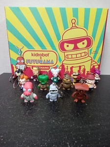 Futurama Zipper Pull / Keychain Full Set Of 12 by Kidrobot Including Chases - Picture 1 of 4