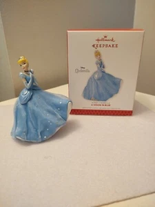Hallmark Keepsake 2013 A Vision In Blue Disney Cinderella Ornament - Imagen 1 de 10