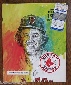 September 11, 1979 Boston Red Sox Program & Ticket (Yankees) Carl Yastrzemski - Picture 1 of 1