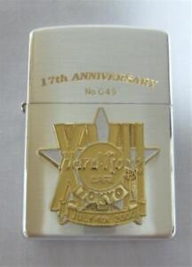 Zippo Hard Rock Cafe Tokyo 17th Anniversary Limited Edition 2000 New Rare