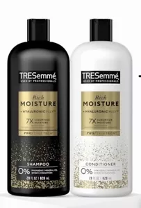 2 Pk TreSemme ORIGINAL Rich Moisture Shampoo and Conditioner, 28 oz each, New - Picture 1 of 12