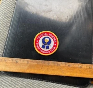 Official Member – Pabst Drinking Team Embroidered Patch (NOS) - Picture 1 of 6