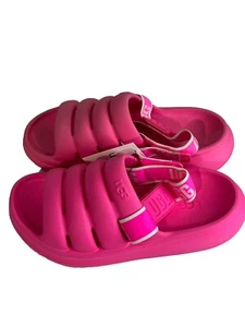 UGG Sport Yeah Slide Sandal - Taffy Pink New With Box Women’s Sz 7 Strap - Picture 1 of 10