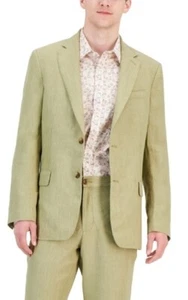 Club Room Luxury Men's Size Large 100% Linen Two Button Blazer NWT Cactus Garden - Picture 1 of 6