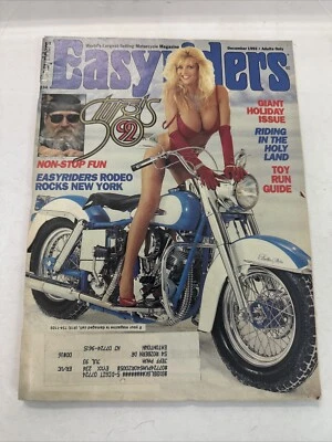 Vintage Easyriders Magazine December 1992 with Centerfold Near Mint - Image 1 of 4
