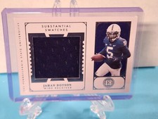 2022 Chronicles Draft Picks Encased Substantial Swatches #EN-JDO Jahan Dotson