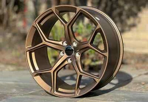 20 inch Brand New Bronze Wheels for Audi Set of 4 20x9 5x112 ET32 CB66.6 Rims - Picture 1 of 5