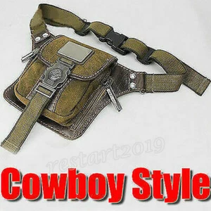 Bolso de hombro vintage para hombre de lona para hombre - Imagen 1 de 15