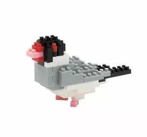 NEW NANOBLOCK Java Sparrow Nano Block Micro-Sized Building Blocks NBC-125 - Picture 1 of 4