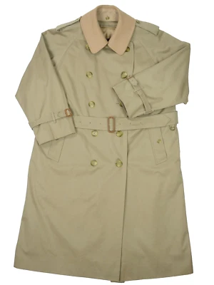 Burberrys' of London Mens Double Breasted Trench Coat Sz 42R w/Wool Liner/Collar Foto 1 de 4