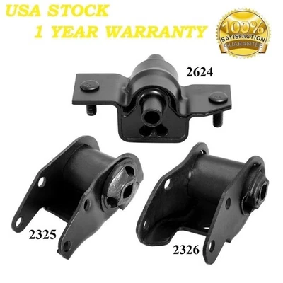 3 PIEZAS MONTAJE MOTOR Y TRANSMISIÓN APTO PARA CHRYSLER CORDOBA 1981-1983 5,2 L Foto 1 de 4