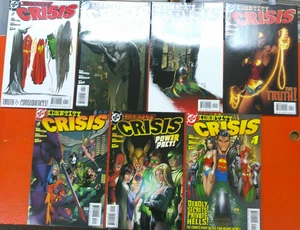 Identity Crisis #1-7 (2004) – komplette DC Comics Miniserie Sehr guter Erhaltungszustand/NM Durchschnittsnote - Bild 1 von 5