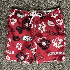 NWT NCAA ARKANSAS RAZORBACKS Men's Swim Trunks Shorts Wes and Willy Size XL - Picture 1 of 5