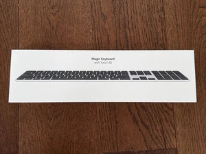 Oryginalna klawiatura Apple Magic z Touch ID, czarna, fabrycznie nowa zapieczętowana - Zdjęcie 1 z 1