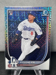2025 Bowman Hyeseong Kim Chrome Mojo rifrattore Rookie #91 Los Angeles Dodgers - Foto 1 di 2