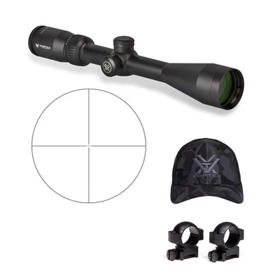 Vortex Crossfire II 4-12x44 Riflescope 1 In Scope Rings Hat PRECISION - Image 1 of 4