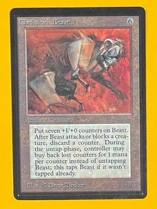 MTG CLOCKWORK BEAST Beta (OldManMTG 012-529) - Picture 1 of 11