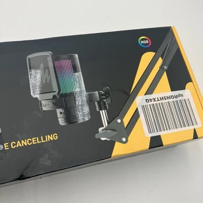 Micrófono USB para juegos Maono negro con cancelación de ruido serie DGM20 Foto 1 de 4