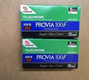 Fuji Provia 100F RDP III 220 Film – 10 Rolls (2 Boxs, Expired 2006) - Picture 1 of 6