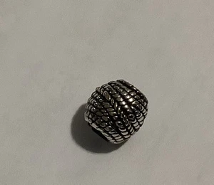 Chamilia Authentic Sterling Silver And Gold Rope Bead (71) - Picture 1 of 3