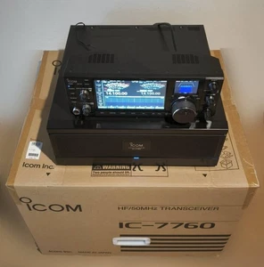 [PSL] IC-7760 SM-50 Set Microfono Stand HF+50MHz 200W Ricetrasmettitore Radioamatoriale - Foto 1 di 5