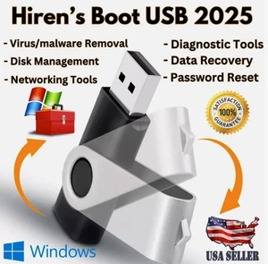 Hiren’s Boot USB 2025 With Recovery Tools Free Same Day Shipping USA - Picture 1 of 11