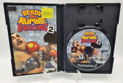 Ready 2 Rumble Boxing: Round 2 - (PS2, 2000) *CIB w/ Reg Card* VGC* Tested! - Image 1 of 4
