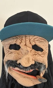 Vintage 1994 Be Something Studios Grandpa Smoking A Cigar Mask Damaged Condition - Bild 1 von 15