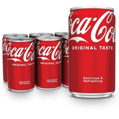 Paquete de latas para nevera Coca-Cola, 12 fl oz, paquete de 12, 1 juego (seleccionar sabor) Foto 1 de 4