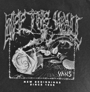 Vintage VANS t-shirt OFF THE WALL black, size XL child or small adult,spider web - Picture 1 of 7