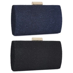 Women's Clutch Purses Box with Unique Lace Pattern Evening Bag Party Handbags - Picture 1 of 14