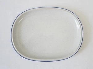 Thomas Family Blue Fleischplatte 32 x 24 Servierplatte ovale Platte Kuchenplatte - Bild 1 von 11