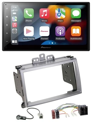 Pioneer DAB Bluetooth 2DIN USB MP3 Autoradio für Hyundai i20 2009-2012 silber - Bild 1 von 4