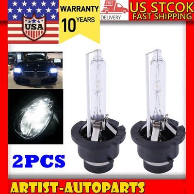 2PCS 6000K D2S D2R D2C HID Xenon Bulbs Factory Headlight HID Replacement - Image 1 of 4