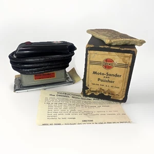 Vintage Dremel Electric Moto-Sander & Polisher w/ Original Box & Sheepskin Pad - Picture 1 of 7