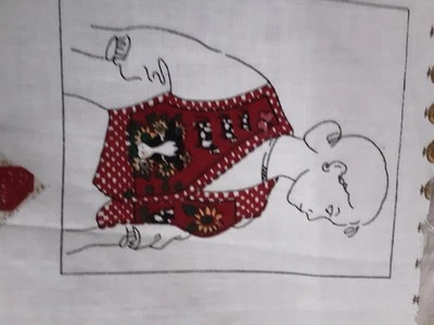 Concord's American Homestead Vest Cotton Cut And Sew Fabric Panel Fits S-XL Farm - Image 1 of 4