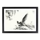Japanese Magpie Flowers Asian Bird Numata Kashu Wall Art Print Framed Picture
