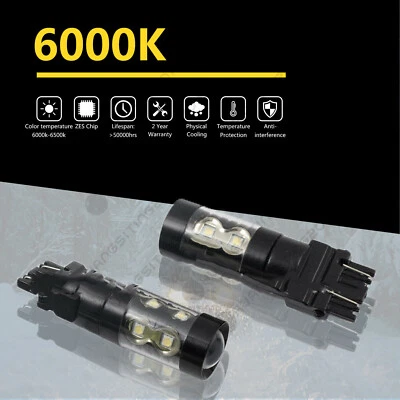 6000k LED Bulbs for Polaris Sportsman 400 500 550 800 850 XP X2 3157 Tail Light Foto 1 de 4
