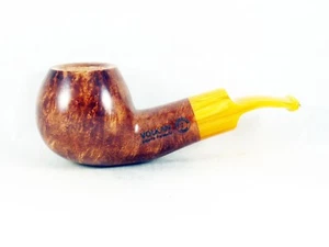 briar pipe Volkan grade 7 chubby nosewarmer smooth pfeife handmade italy - Picture 1 of 5