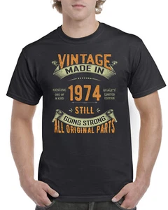 T-shirt uomo 51° compleanno regali per lui 51° regalo 51 anni nata nel 1974 - Foto 1 di 11