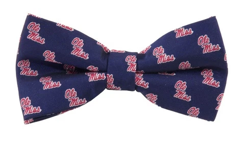 Ole Miss Rebels Bow Tie-Pre Tied,Adjustable Neck by Eagles Wings-NWT Cover