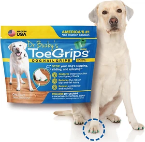 Dr Buzby'S Large Toegrips for Dogs - Instant Traction on Wood/Hardwood Floors - - Picture 1 of 6
