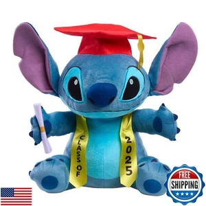 Just Play Disney Stitch Class of 2025 Graduation 13-inch Large Plush Stitch S - Picture 1 of 5