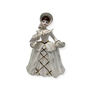 VTG Napco Lady Elizabeth Figurine Planter 1950s Porcelain Victorian Japan A18750 - Picture 1 of 14