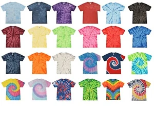 Batik T-Shirts Mehrfarbig Erwachsene XL 100% Baumwolle Farbton - Bild 1 von 36