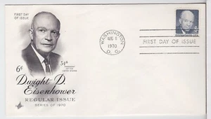 TurtlesTradingPost- Dwight D Eisenhower  1970 FDC 1393 Sheet - Artcraft Cachet - Picture 1 of 1