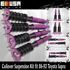 Coilover Suspension Lowering Kit Purple fits Toyota Supra 86-92 Base/87-92 Turbo