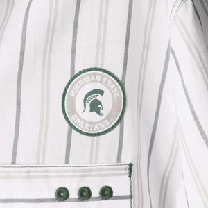 Columbia women's Michigan State Spartans MSU Collegiate top Shirt - Large -White - Picture 1 of 4