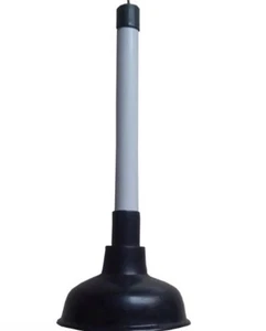 Sink Drain Toilet Shower Bath Plunger Cleaner Unblocker Rod Plumbing 4" #5439 - Picture 1 of 1