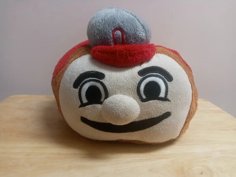 Ohio State Buckeyes Brutus 47x36" OSU Plush Hooded Blanket Soft Comfy Critters Cover